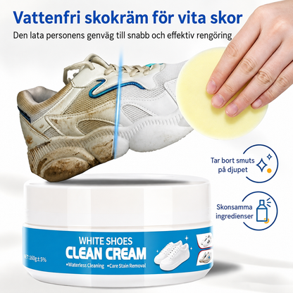 Vit skorengöringskräm